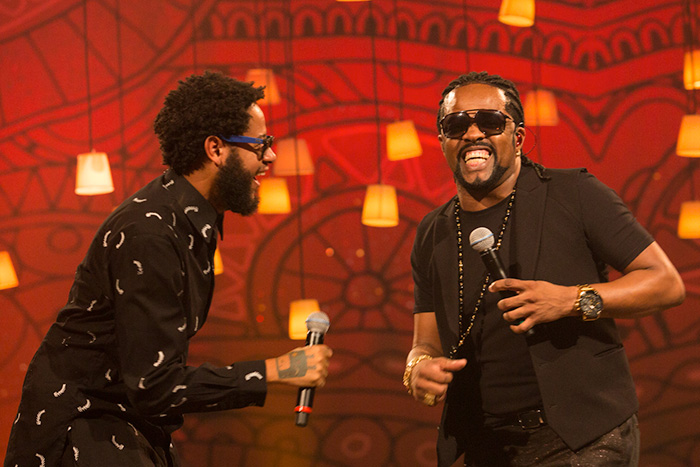 Emicida e Xande de Pilares